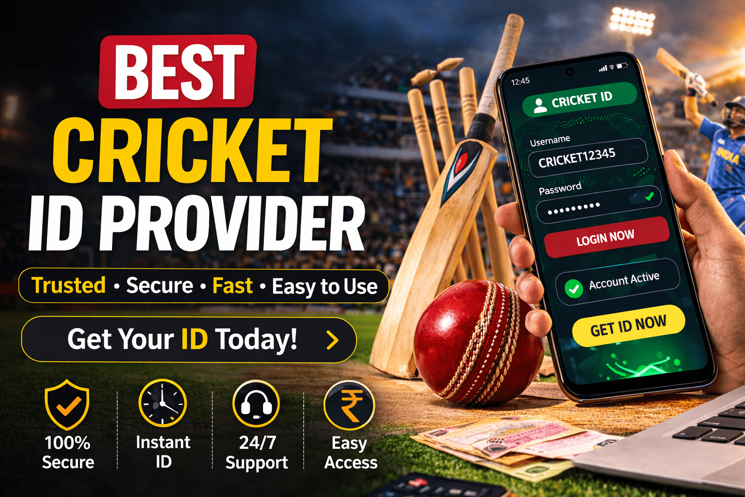 best cricket id provider